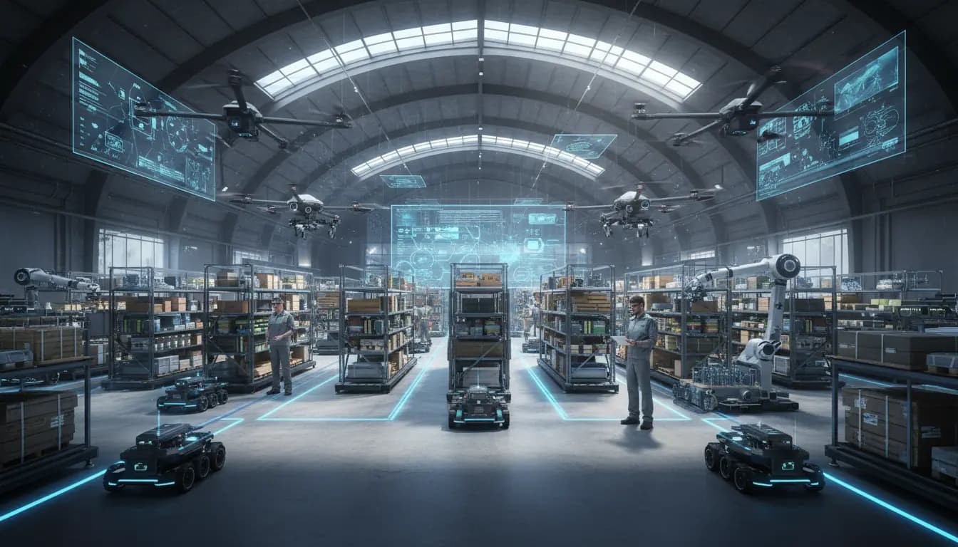 AI Vision Self Evolving Warehouses