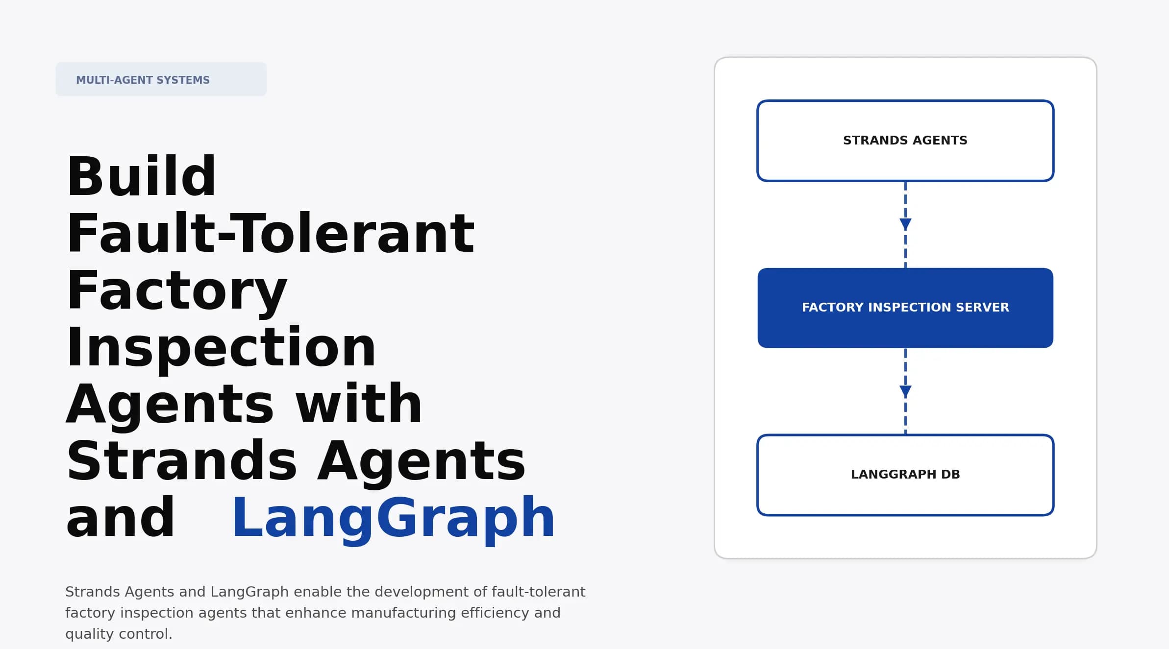 Build Fault-Tolerant Factory Inspection Agents with Strands Agents and LangGraph