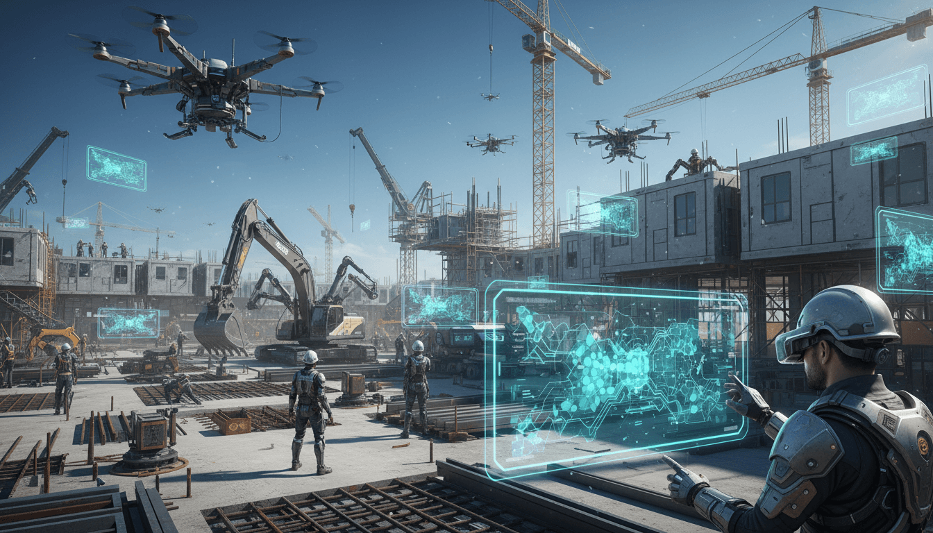 Construction AI 2050 Blue Sky