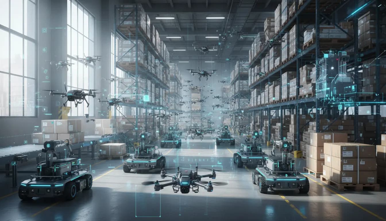 Supply Disruptions AI Swarms