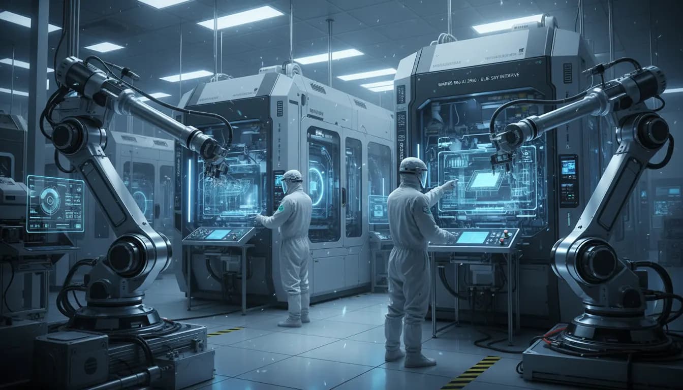 Wafer Fab AI 2050 Blue Sky