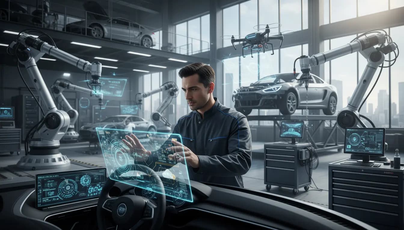 Hybrid AI Cloud Edge in Automotive