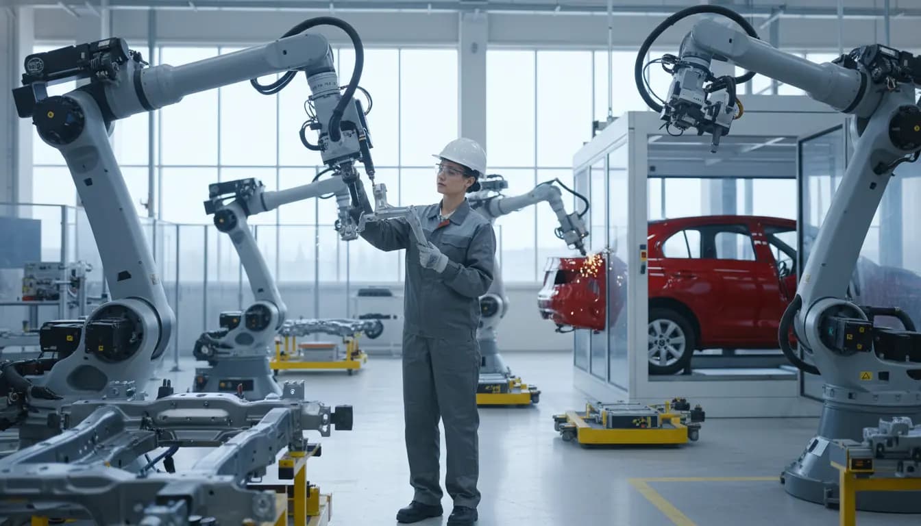 Robotics and AI in Assembly Lines