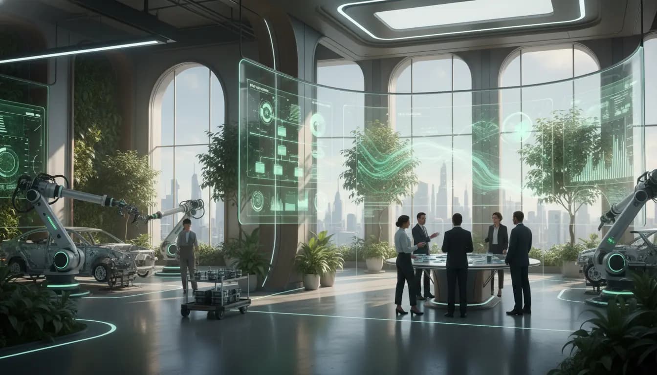 AI Governed Sustainability In Manufacturing